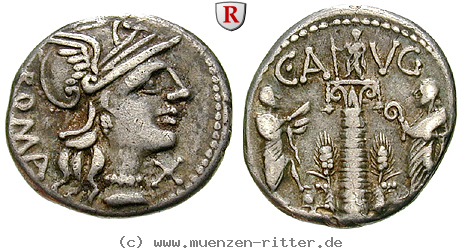 Klicken Sie auf das Bild um es auf Ihrem Rechner zu speichern c-minucius-augurinus-denar/101004.jpg