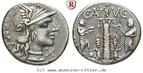 Klicken Sie auf das Bild um es auf Ihrem Rechner zu speichern c-minucius-augurinus-denar/83925.jpg