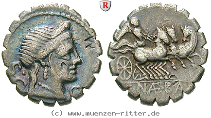 Klicken Sie auf das Bild um es auf Ihrem Rechner zu speichern c-naevius-balbus-denar-serratus/72524.jpg