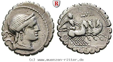 Klicken Sie auf das Bild um es auf Ihrem Rechner zu speichern c-naevius-balbus-denar-serratus/76864.jpg