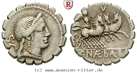 Klicken Sie auf das Bild um es auf Ihrem Rechner zu speichern c-naevius-balbus-denar-serratus/95047.jpg