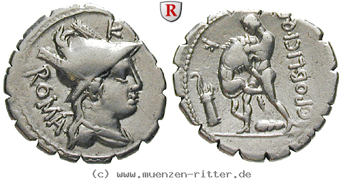 Klicken Sie auf das Bild um es auf Ihrem Rechner zu speichern c-poblicius-denar-serratus/77924.jpg