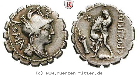Klicken Sie auf das Bild um es auf Ihrem Rechner zu speichern c-poblicius-denar-serratus/81619.jpg
