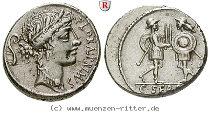 Klicken Sie auf das Bild um es auf Ihrem Rechner zu speichern c-servilius-denar/76488.jpg