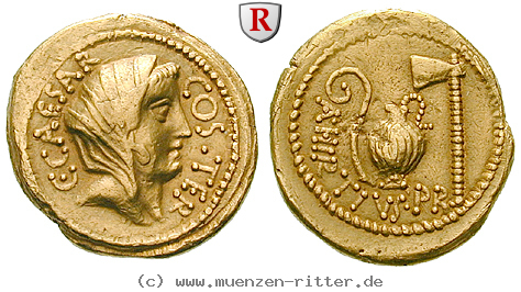 Klicken Sie auf das Bild um es auf Ihrem Rechner zu speichern caius-iulius-caesar-aureus/32335.jpg