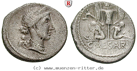 Klicken Sie auf das Bild um es auf Ihrem Rechner zu speichern caius-iulius-caesar-denar/17960.jpg