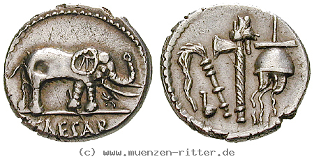 Klicken Sie auf das Bild um es auf Ihrem Rechner zu speichern caius-iulius-caesar-denar/18500.jpg