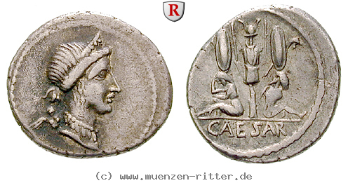 Klicken Sie auf das Bild um es auf Ihrem Rechner zu speichern caius-iulius-caesar-denar/23116.jpg