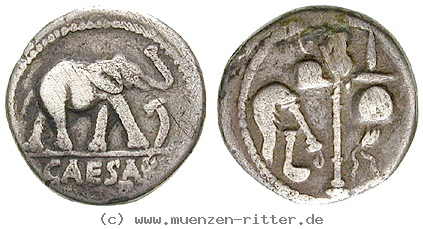 Klicken Sie auf das Bild um es auf Ihrem Rechner zu speichern caius-iulius-caesar-denar/23503.jpg