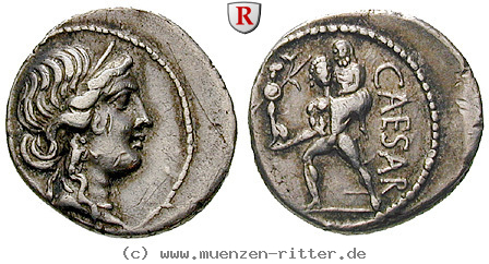 Klicken Sie auf das Bild um es auf Ihrem Rechner zu speichern caius-iulius-caesar-denar/25834.jpg