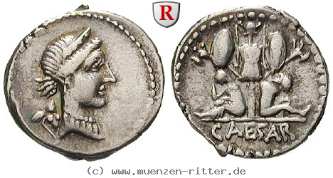 Klicken Sie auf das Bild um es auf Ihrem Rechner zu speichern caius-iulius-caesar-denar/25845.jpg