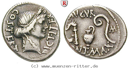 Klicken Sie auf das Bild um es auf Ihrem Rechner zu speichern caius-iulius-caesar-denar/25878.jpg