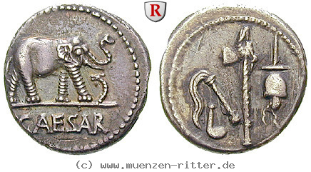 Klicken Sie auf das Bild um es auf Ihrem Rechner zu speichern caius-iulius-caesar-denar/25879.jpg