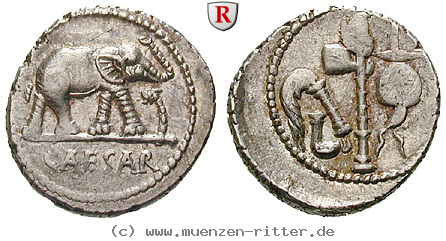 Klicken Sie auf das Bild um es auf Ihrem Rechner zu speichern caius-iulius-caesar-denar/25880.jpg