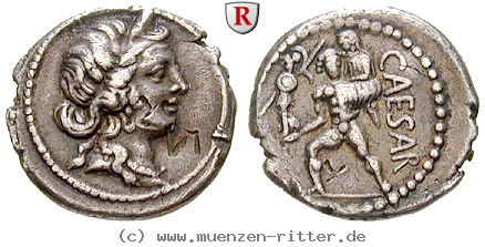 Klicken Sie auf das Bild um es auf Ihrem Rechner zu speichern caius-iulius-caesar-denar/26053.jpg