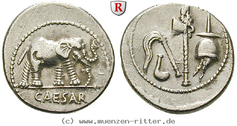 Klicken Sie auf das Bild um es auf Ihrem Rechner zu speichern caius-iulius-caesar-denar/31226.jpg