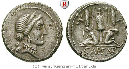Klicken Sie auf das Bild um es auf Ihrem Rechner zu speichern caius-iulius-caesar-denar/34071.jpg
