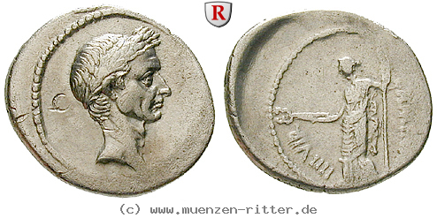 Klicken Sie auf das Bild um es auf Ihrem Rechner zu speichern caius-iulius-caesar-denar/41518.jpg