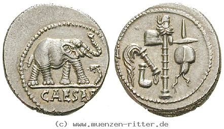 Klicken Sie auf das Bild um es auf Ihrem Rechner zu speichern caius-iulius-caesar-denar/44391.jpg