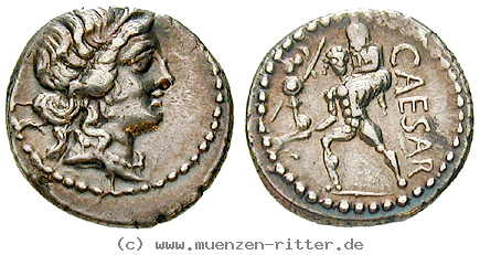 Klicken Sie auf das Bild um es auf Ihrem Rechner zu speichern caius-iulius-caesar-denar/44649.jpg