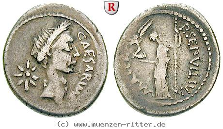 Klicken Sie auf das Bild um es auf Ihrem Rechner zu speichern caius-iulius-caesar-denar/52567.jpg