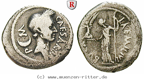Klicken Sie auf das Bild um es auf Ihrem Rechner zu speichern caius-iulius-caesar-denar/55615.jpg
