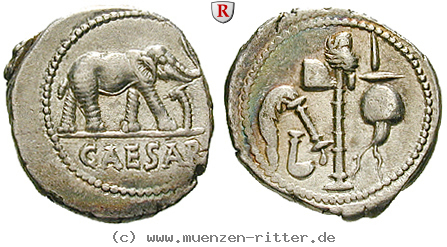 Klicken Sie auf das Bild um es auf Ihrem Rechner zu speichern caius-iulius-caesar-denar/59315.jpg