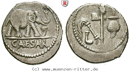 Klicken Sie auf das Bild um es auf Ihrem Rechner zu speichern caius-iulius-caesar-denar/59318.jpg