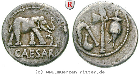 Klicken Sie auf das Bild um es auf Ihrem Rechner zu speichern caius-iulius-caesar-denar/67377.jpg
