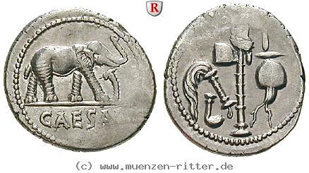 Klicken Sie auf das Bild um es auf Ihrem Rechner zu speichern caius-iulius-caesar-denar/76271.jpg