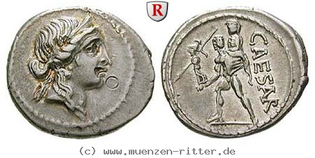 Klicken Sie auf das Bild um es auf Ihrem Rechner zu speichern caius-iulius-caesar-denar/81577.jpg