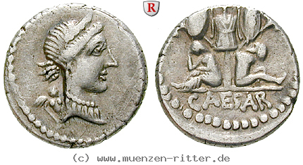 Klicken Sie auf das Bild um es auf Ihrem Rechner zu speichern caius-iulius-caesar-denar/83927.jpg