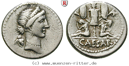 Klicken Sie auf das Bild um es auf Ihrem Rechner zu speichern caius-iulius-caesar-denar/86754.jpg