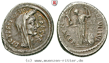 Klicken Sie auf das Bild um es auf Ihrem Rechner zu speichern caius-iulius-caesar-denar/87578.jpg