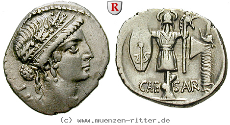 Klicken Sie auf das Bild um es auf Ihrem Rechner zu speichern caius-iulius-caesar-denar/93316.jpg