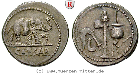 Klicken Sie auf das Bild um es auf Ihrem Rechner zu speichern caius-iulius-caesar-denar/93928.jpg
