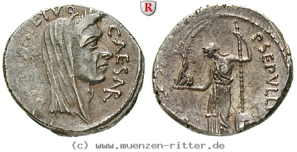 Klicken Sie auf das Bild um es auf Ihrem Rechner zu speichern caius-iulius-caesar-denar/94397.jpg