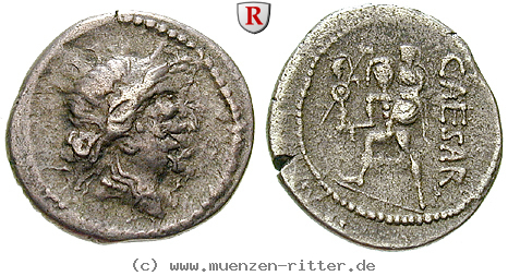 Klicken Sie auf das Bild um es auf Ihrem Rechner zu speichern caius-iulius-caesar-denar/95362.jpg