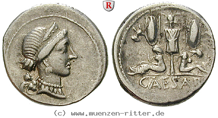 Klicken Sie auf das Bild um es auf Ihrem Rechner zu speichern caius-iulius-caesar-denar/95399.jpg