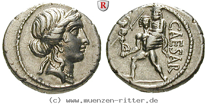 Klicken Sie auf das Bild um es auf Ihrem Rechner zu speichern caius-iulius-caesar-denar/95722.jpg