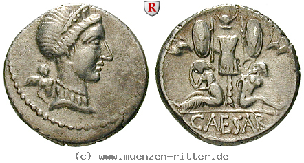 Klicken Sie auf das Bild um es auf Ihrem Rechner zu speichern caius-iulius-caesar-denar/95723.jpg