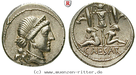 Klicken Sie auf das Bild um es auf Ihrem Rechner zu speichern caius-iulius-caesar-denar/95945.jpg