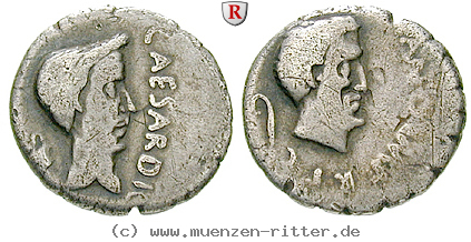 caius-iulius-caesar-und-marcus-antonius-denar/46448.jpg