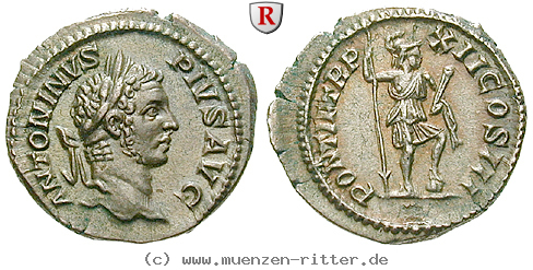 Klicken Sie auf das Bild um es auf Ihrem Rechner zu speichern caracalla-denar/30634.jpg