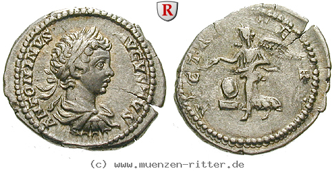 Klicken Sie auf das Bild um es auf Ihrem Rechner zu speichern caracalla-denar/40702.jpg