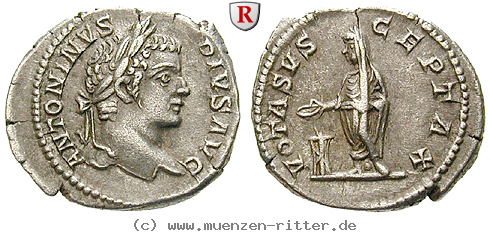Klicken Sie auf das Bild um es auf Ihrem Rechner zu speichern caracalla-denar/93985.jpg