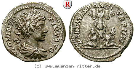 Klicken Sie auf das Bild um es auf Ihrem Rechner zu speichern caracalla-denar/96473.jpg