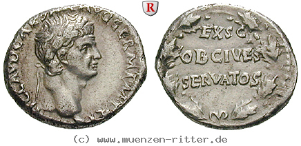 Klicken Sie auf das Bild um es auf Ihrem Rechner zu speichern claudius-i-denar/16219.jpg