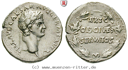 Klicken Sie auf das Bild um es auf Ihrem Rechner zu speichern claudius-i-denar/31170.jpg