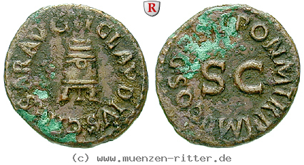 Klicken Sie auf das Bild um es auf Ihrem Rechner zu speichern claudius-i-quadrans/66784.jpg